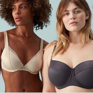 Ivory Matte and Shine ThirdLove Plunge